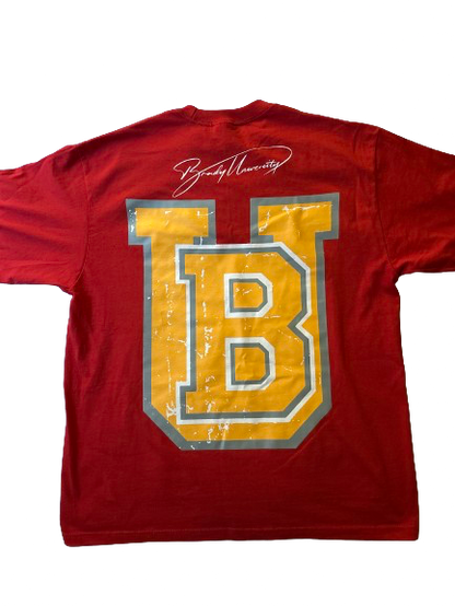 Red BU Glitch T-Shirt