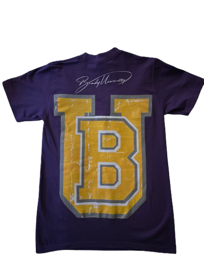 Purple BU Glitch T-Shirt