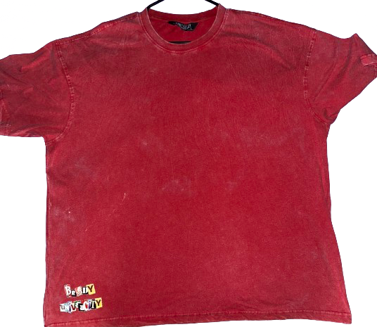 Red B.U Oversized T-Shirts